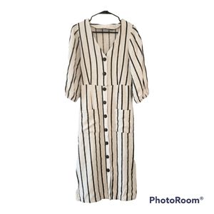 Striped Pocked Dress